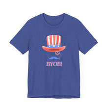 Load image into Gallery viewer, THE RED WHITE AND BYOB TEE
