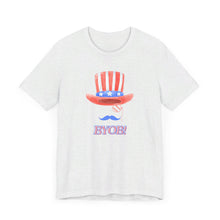Load image into Gallery viewer, THE RED WHITE AND BYOB TEE