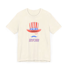 Load image into Gallery viewer, THE RED WHITE AND BYOB TEE