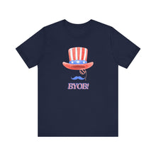 Load image into Gallery viewer, THE RED WHITE AND BYOB TEE
